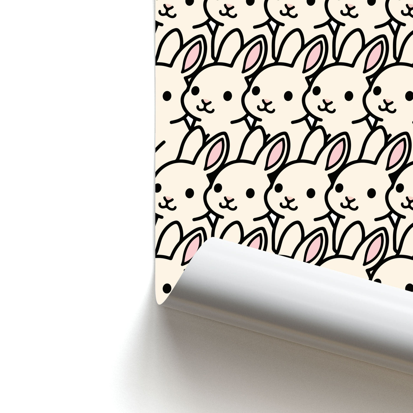 Bunny Rabbit Pattern Poster