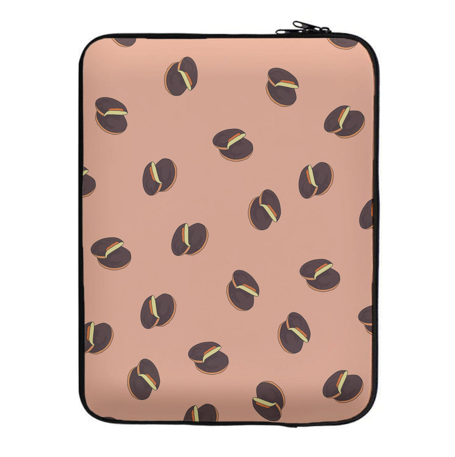 Jaffa Cakes - Biscuits Patterns Laptop Sleeve