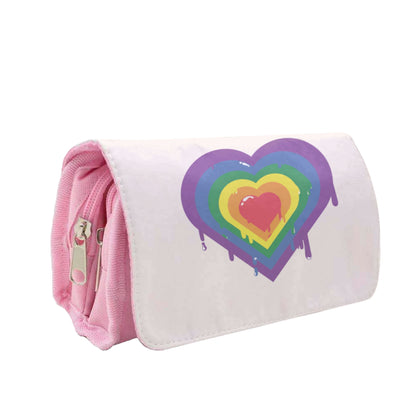 Dripped heart - Pride Pencil Case