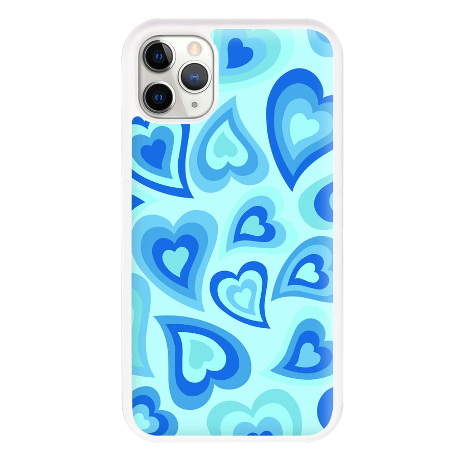Blue Hearts - Trippy Patterns Phone Case