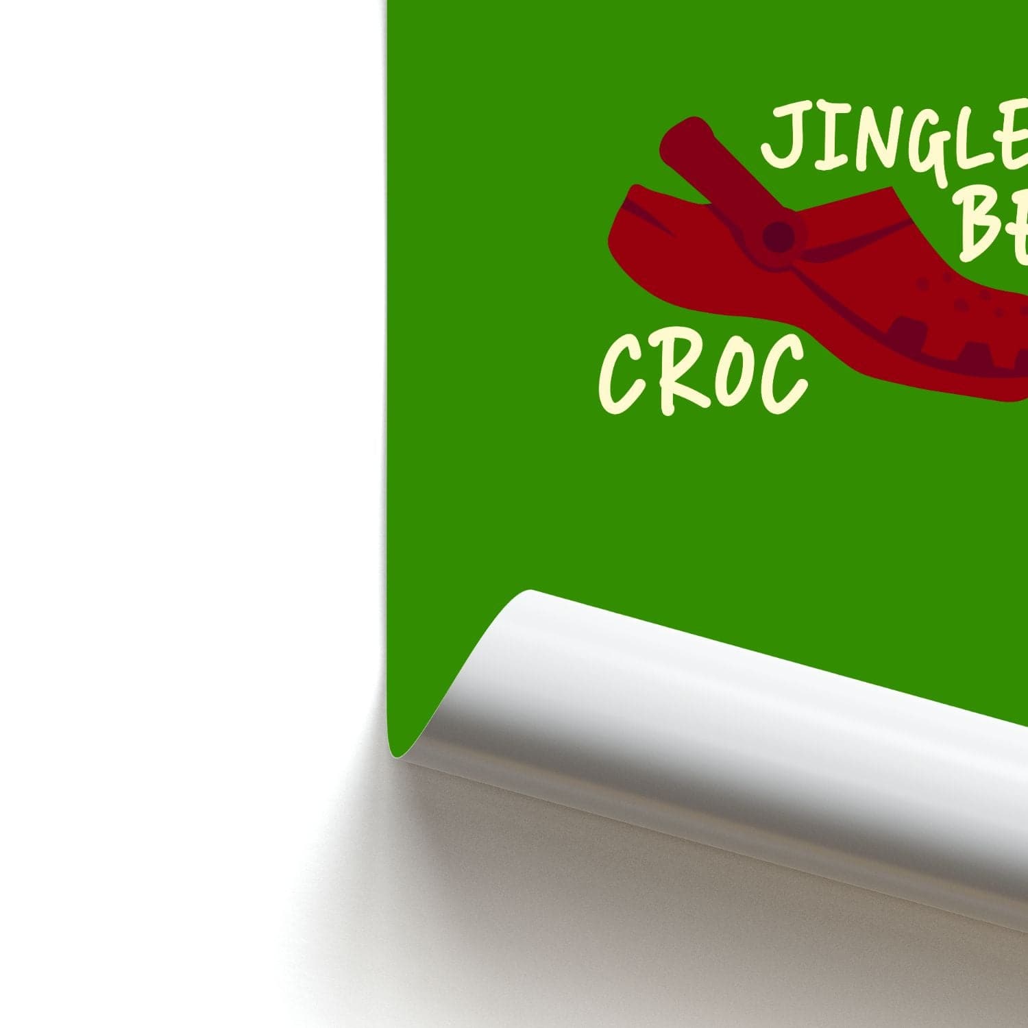 Jingle Bell Croc - Christmas Puns Poster