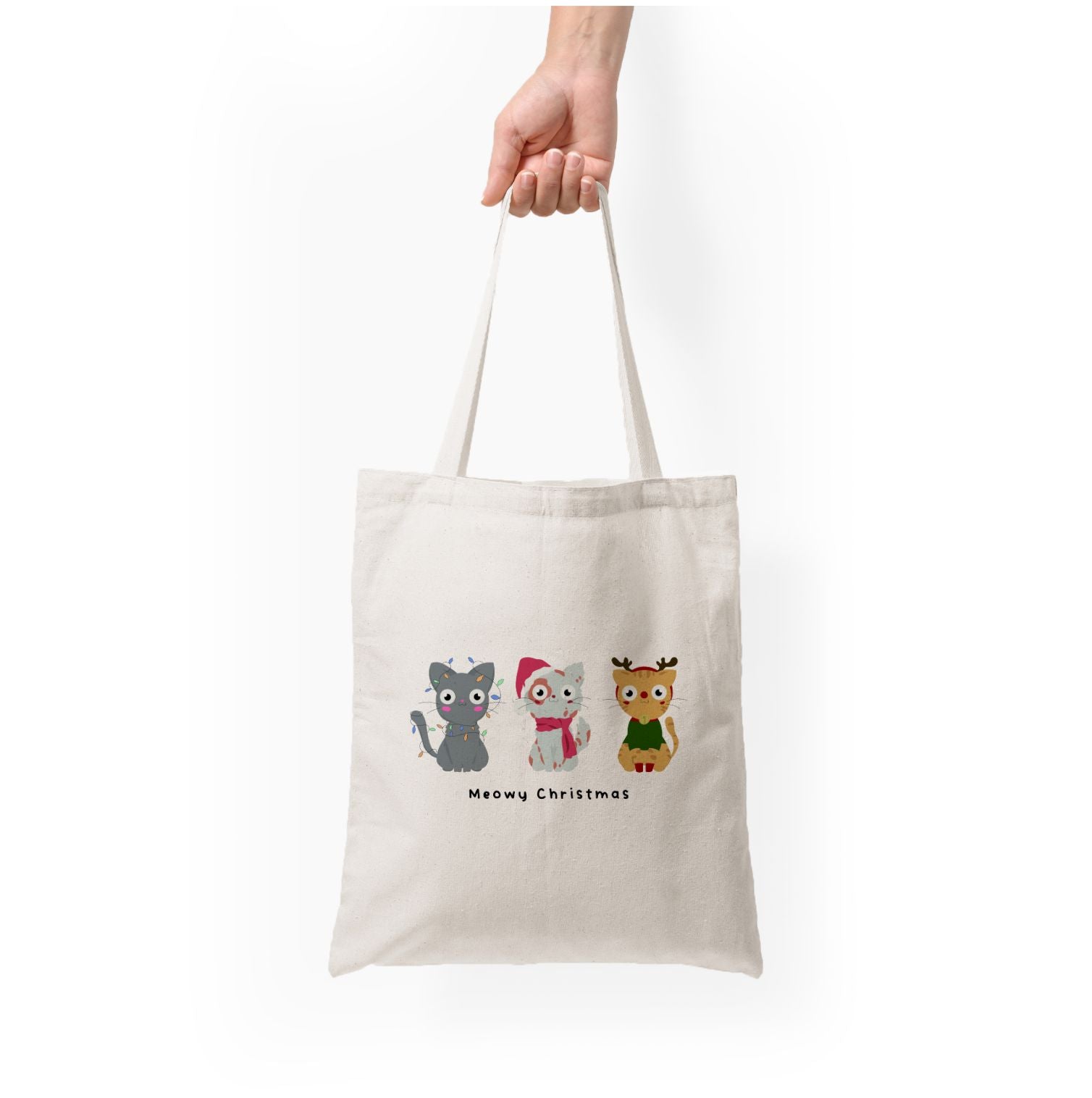 Meowy Christmas  Tote Bag