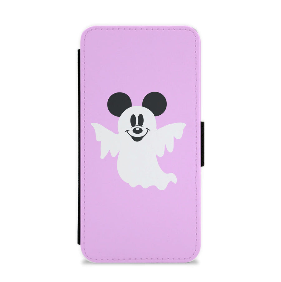 Mickey Mouse Ghost - Disney Halloween Flip / Wallet Phone Case