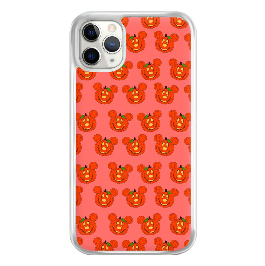 Mickey Mouse Pumpkin Pattern - Disney Halloween Phone Case