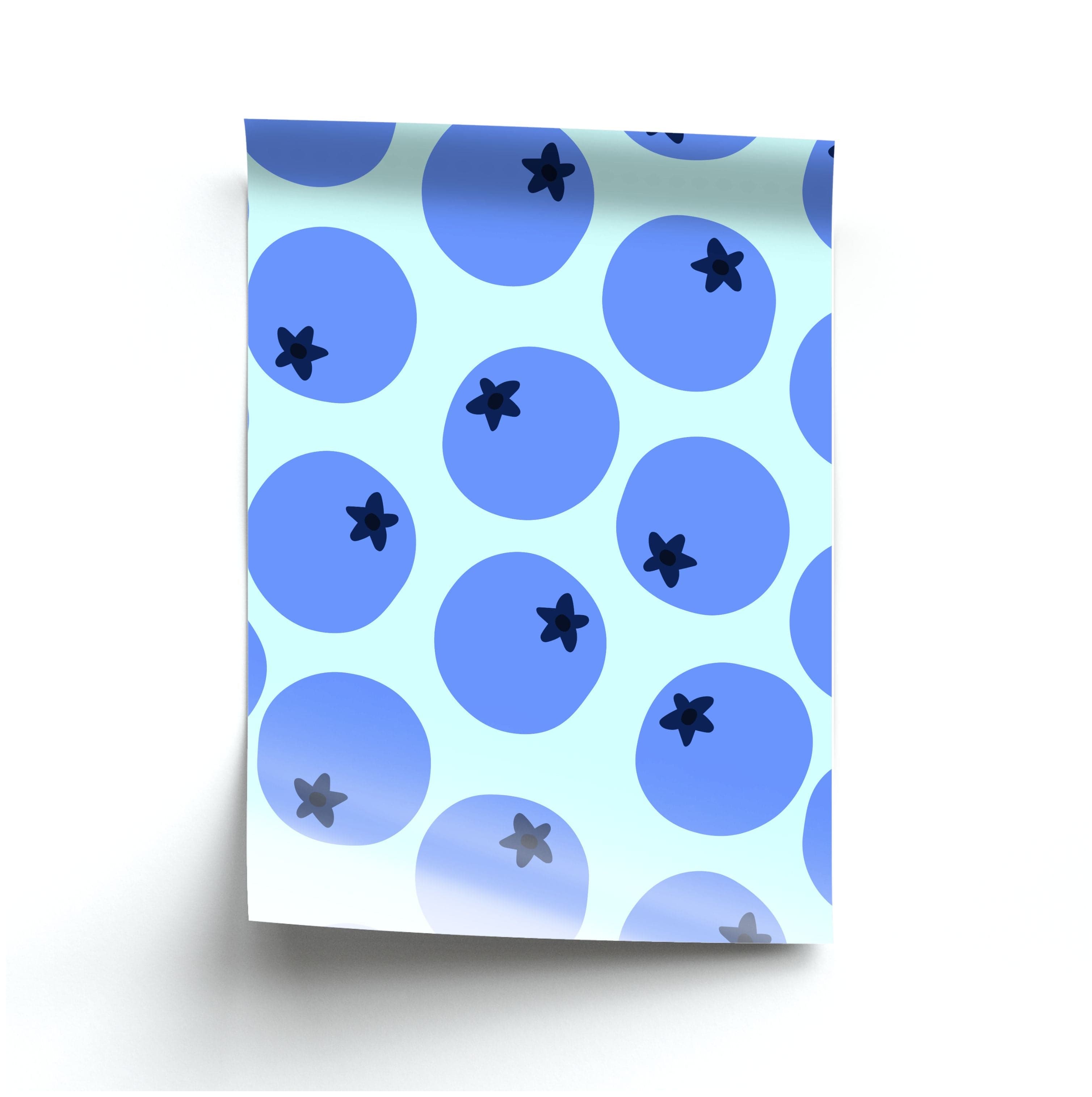 Blueberries - Fruit Patterns Poster