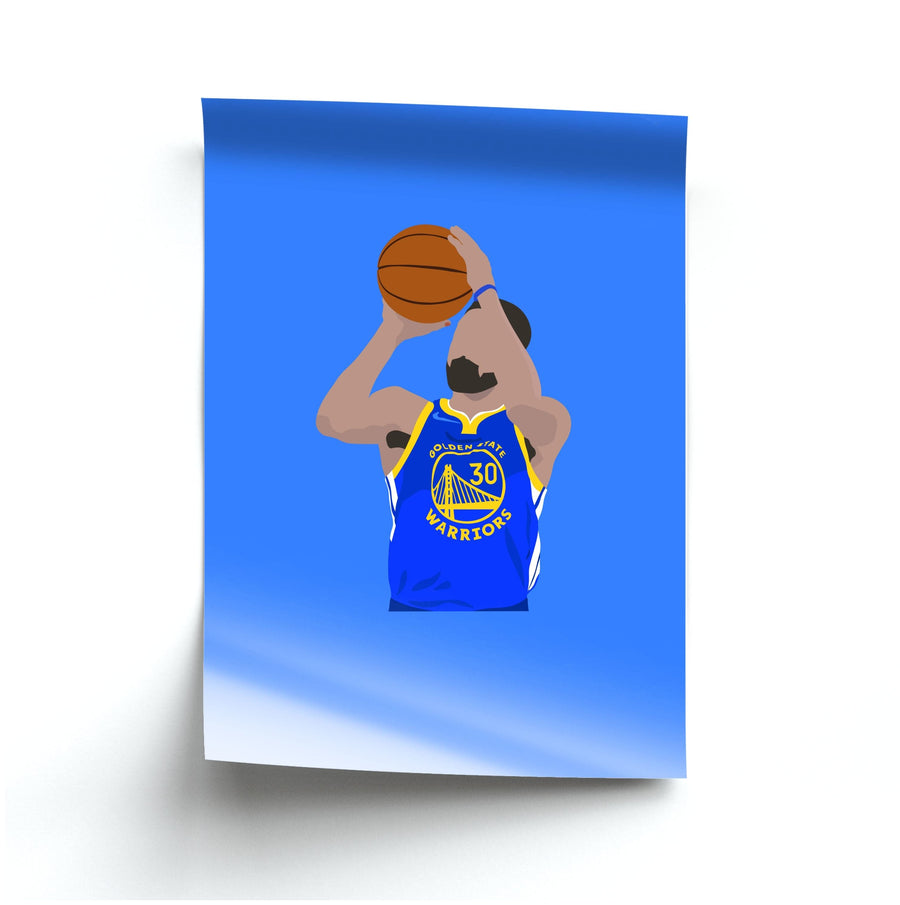 Steph Curry - Basketball Poster