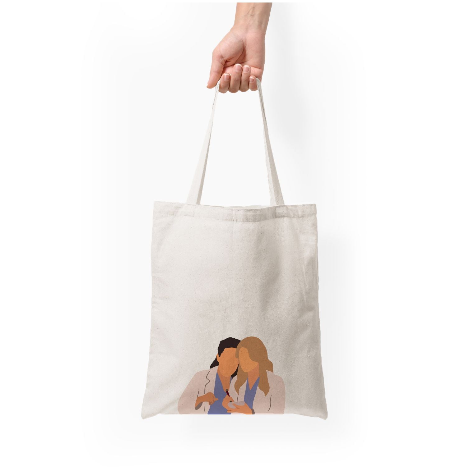 Faceless Characters - Grey's Tote Bag