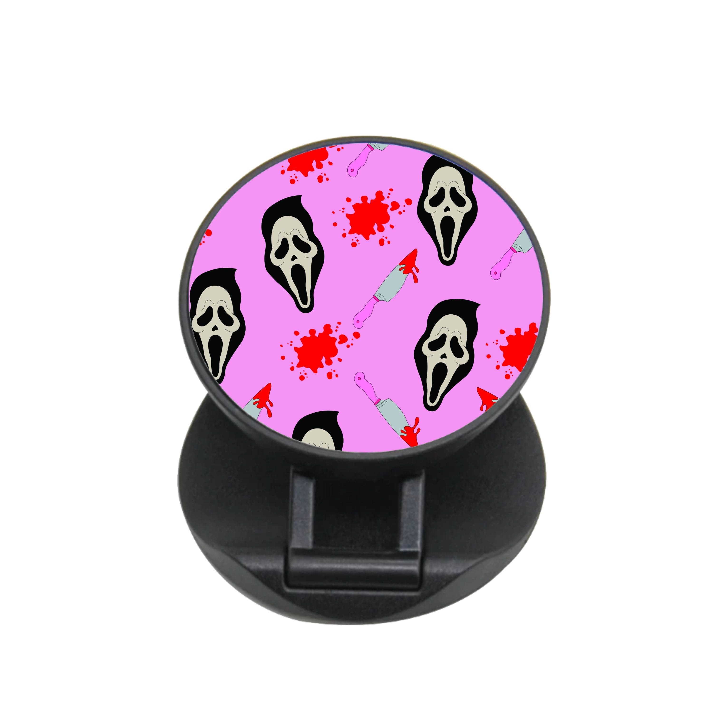 Pink Ghostface Pattern - Scream FunGrip