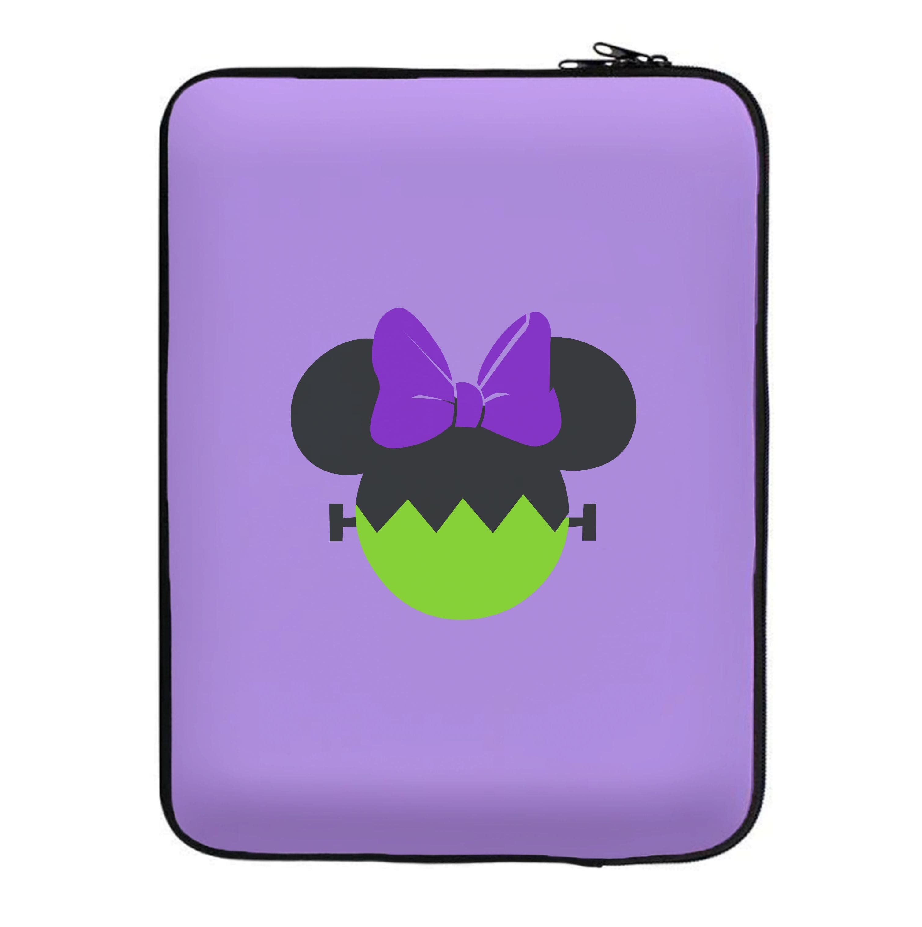 Frankenstein Girl Mouse Halloween Laptop Sleeve