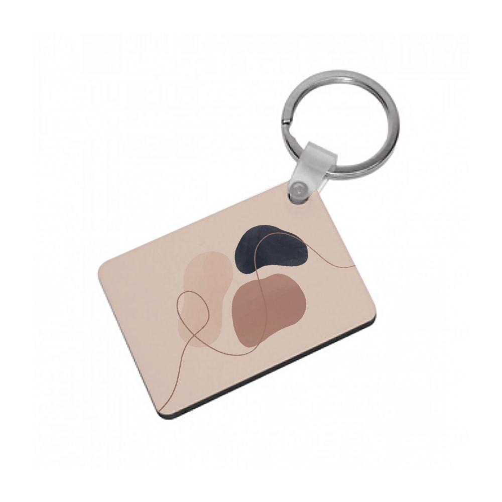 Abstract Pattern II Keyring