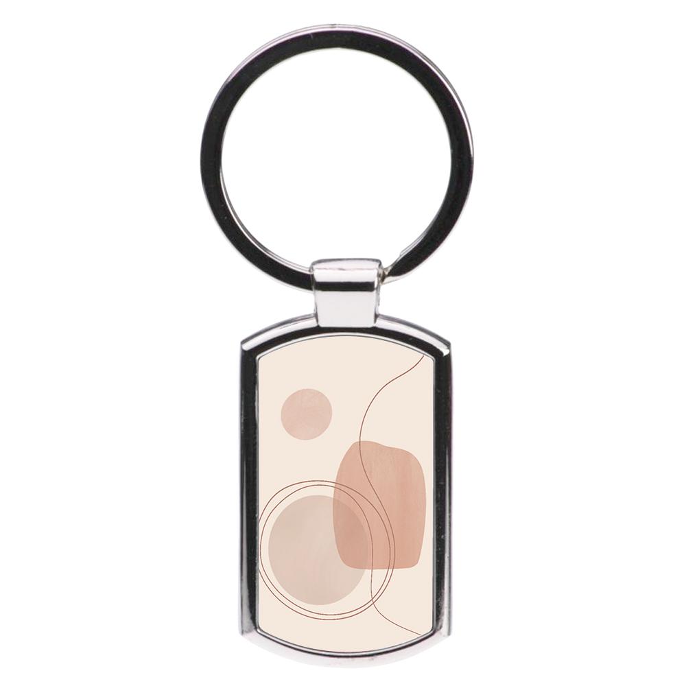 Abstract Pattern V Luxury Keyring