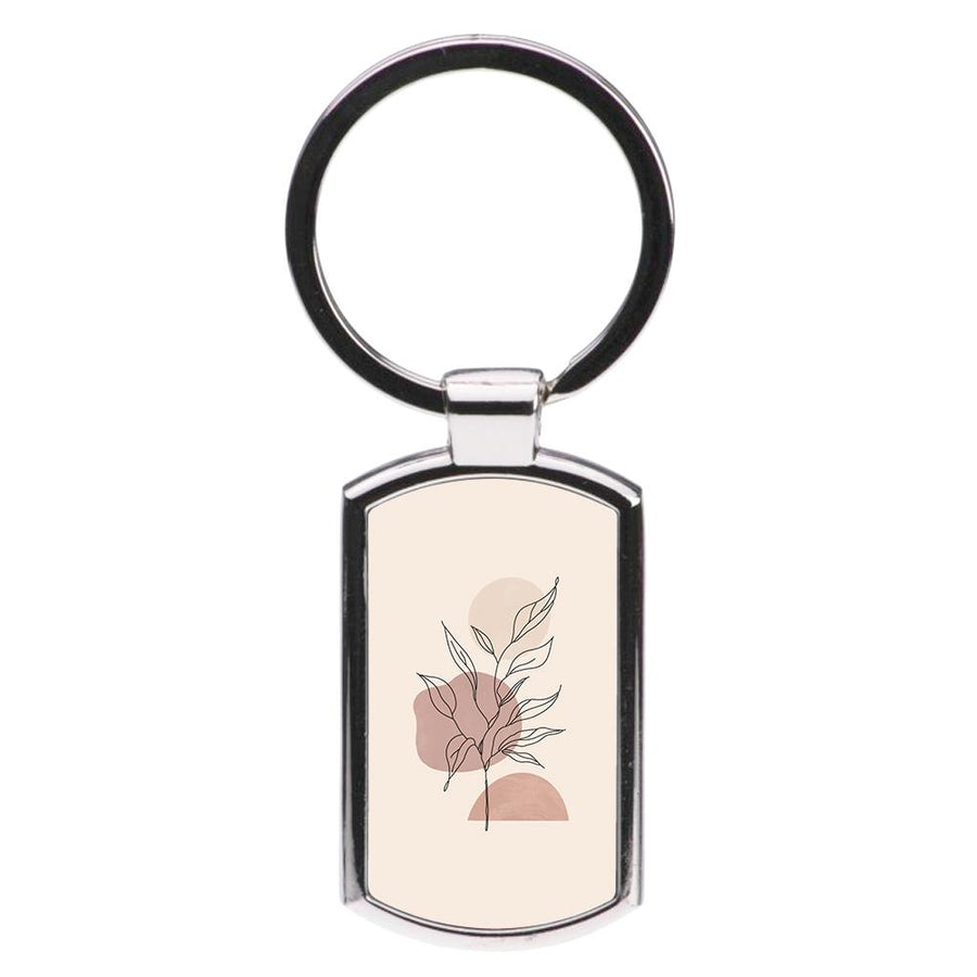 Abstract Pattern X Luxury Keyring