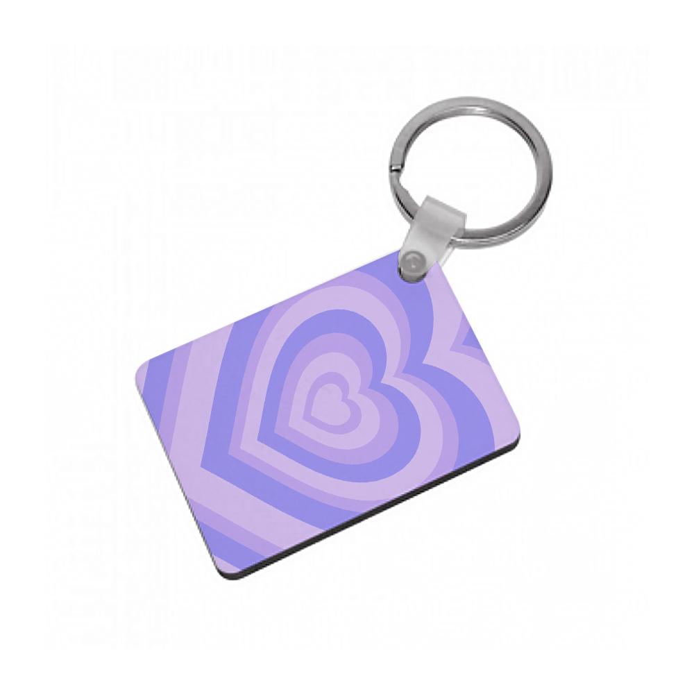 Colourful Abstract Pattern V Keyring