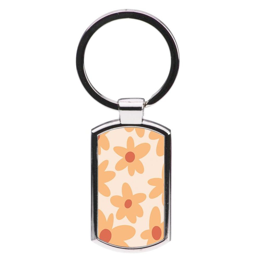 Colourful Abstract Pattern VII Luxury Keyring