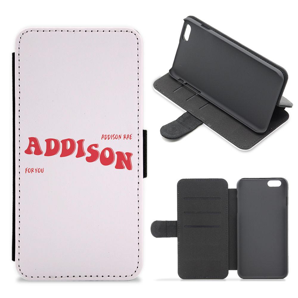 Addison Rae For You Flip / Wallet Phone Case