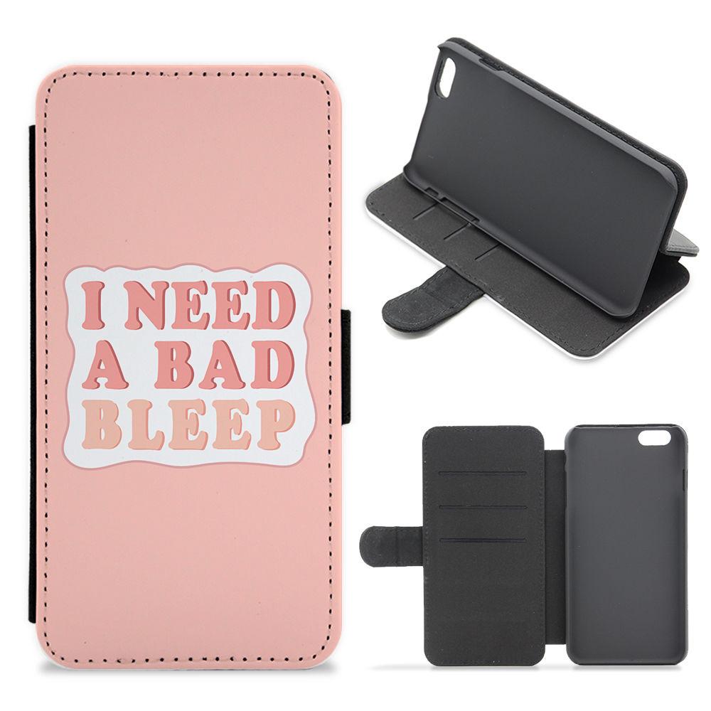 I Need A Bad Bleep - Addison Rae Flip / Wallet Phone Case