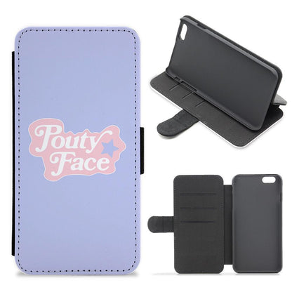 Pouty Face - Addison Rae Flip / Wallet Phone Case