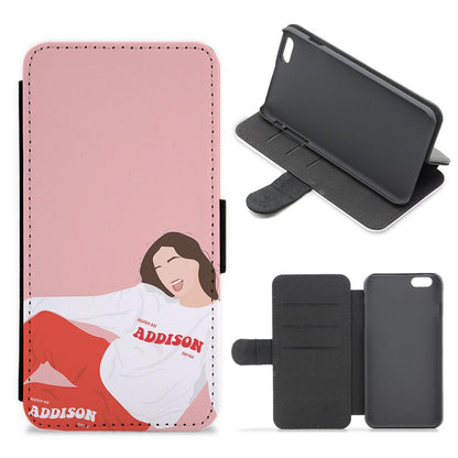 Tracksuit - Addison Rae Flip / Wallet Phone Case