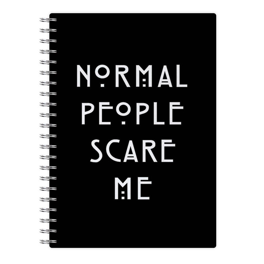 Normal People Scare Me - Black American Horror Story Notebook - Fun Cases