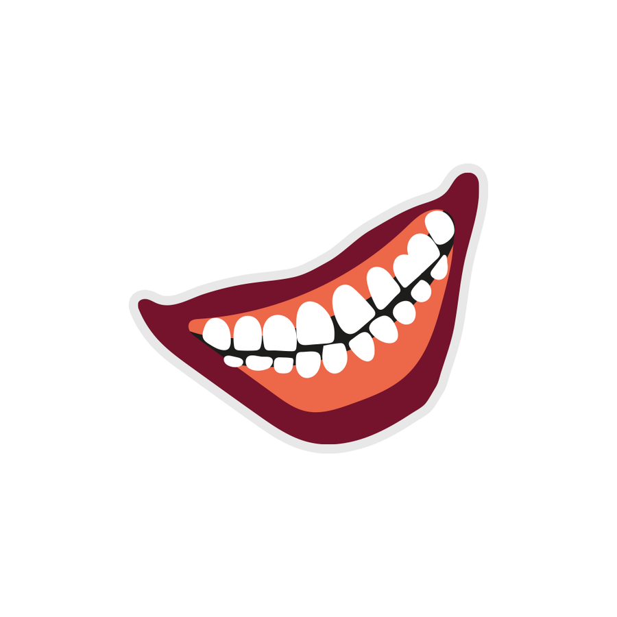 Mouth Pattern - American Horror Story Sticker