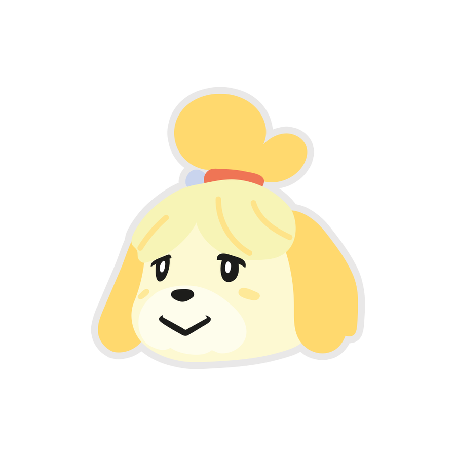 Isabelle - Animal Crossing Sticker