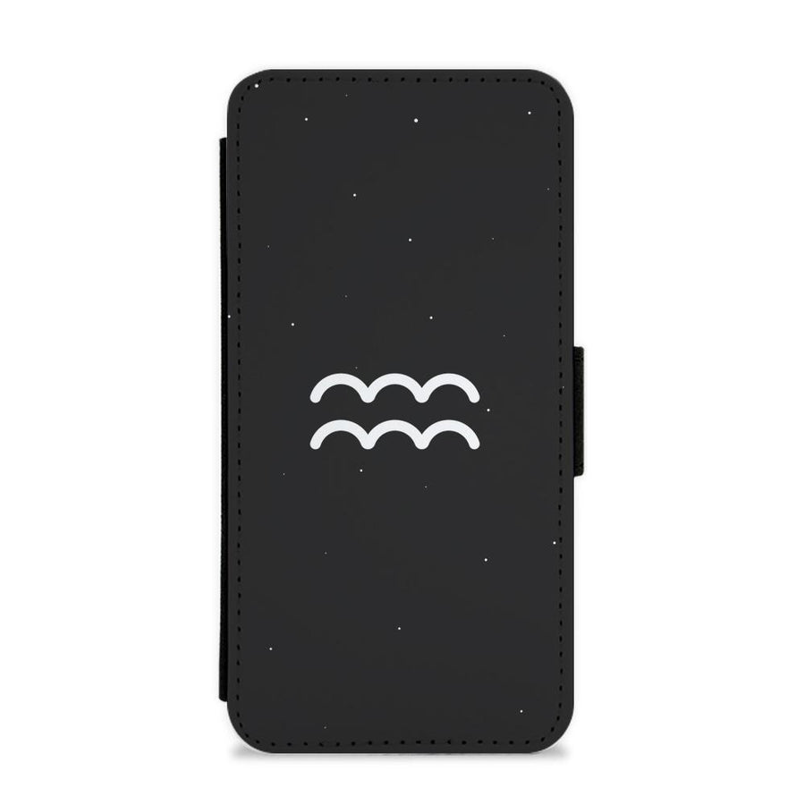 Aquarius - Astrology Flip / Wallet Phone Case