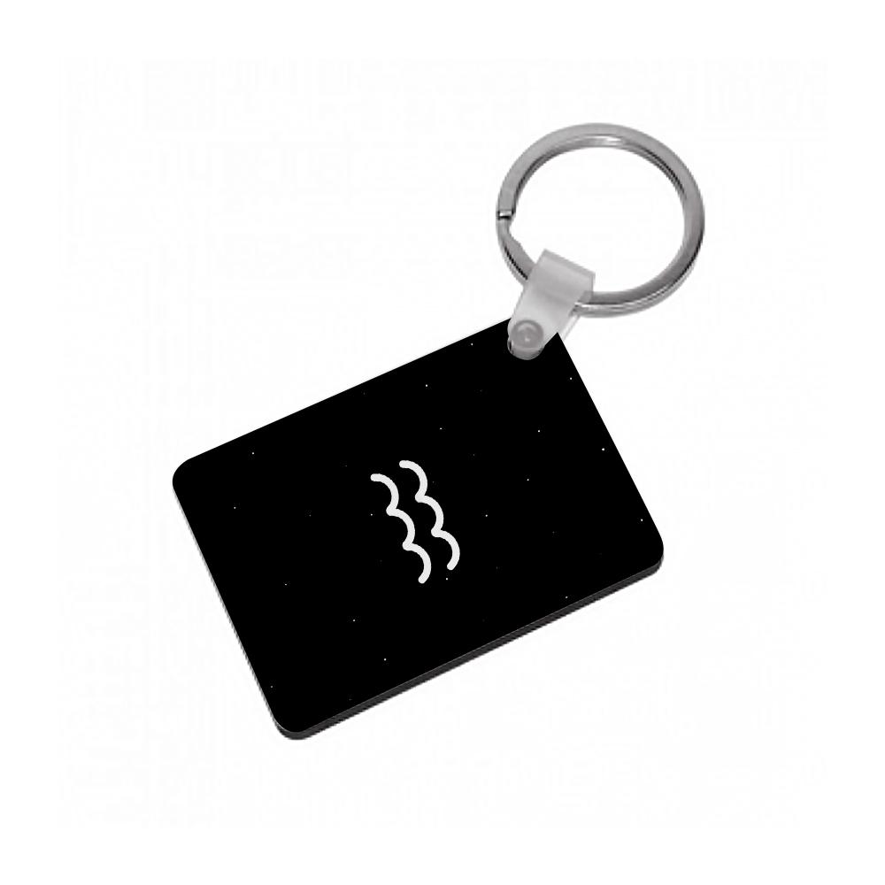 Aquarius - Astrology Keyring