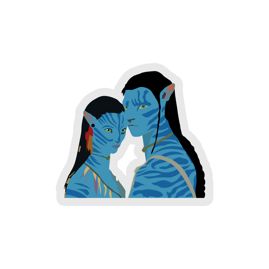 Jake Sully And Neytiri - Avatar Sticker