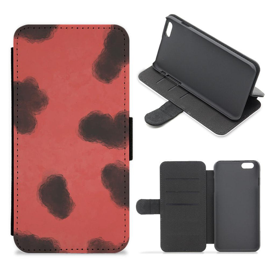 Red And Black - Bella Poarch Flip / Wallet Phone Case