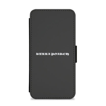 Bella Poarch Writing Flip / Wallet Phone Case