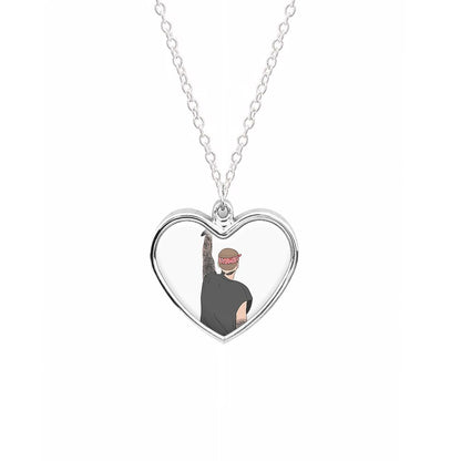 Bieber Back Concert Cartoon Necklace