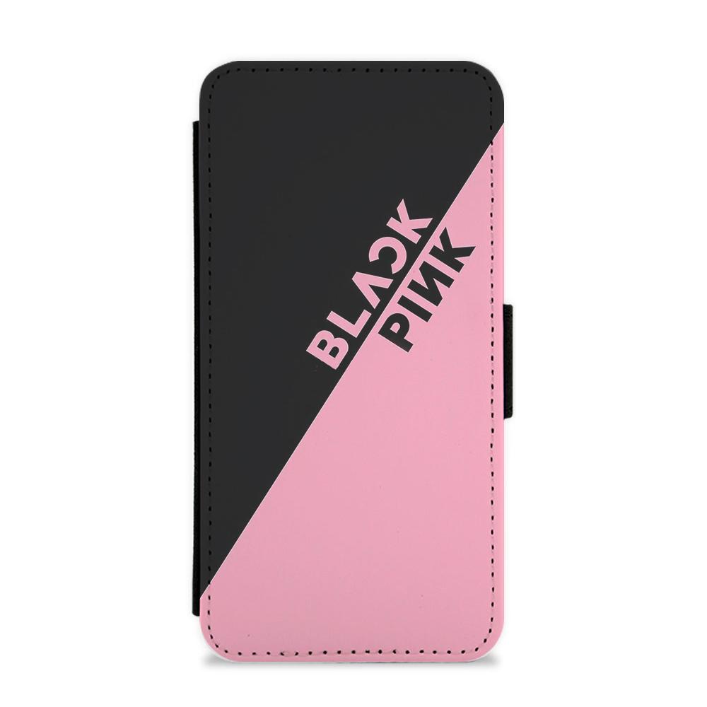 Diagonal Blackpink Logo Flip / Wallet Phone Case