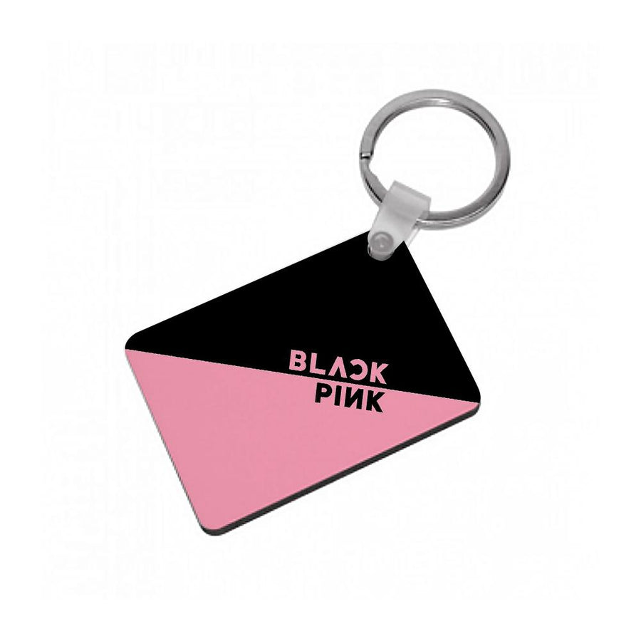 Diagonal Blackpink Logo Keyring