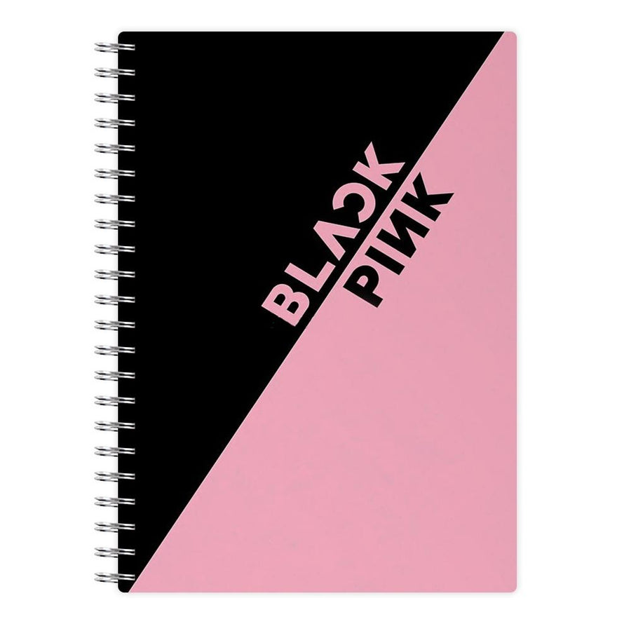 Diagonal Blackpink Logo Notebook