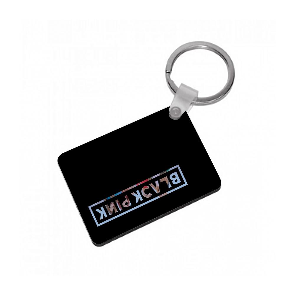 Vertical Blackpink Logo Keyring