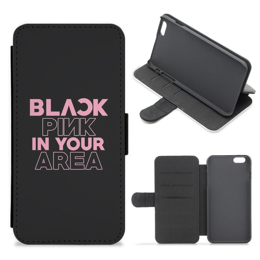 Blackpink In Your Area - Black Flip / Wallet Phone Case