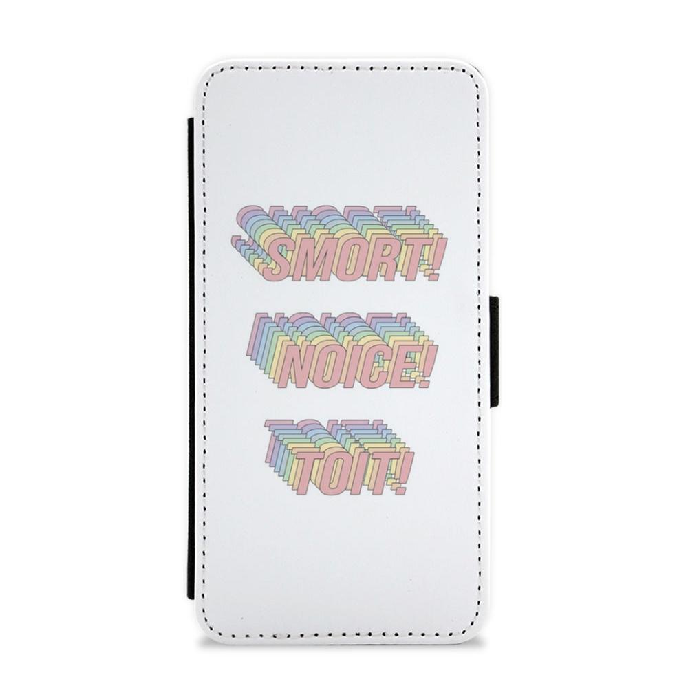 Smort, Noice, Toit - Brooklyn Nine-Nine Flip / Wallet Phone Case