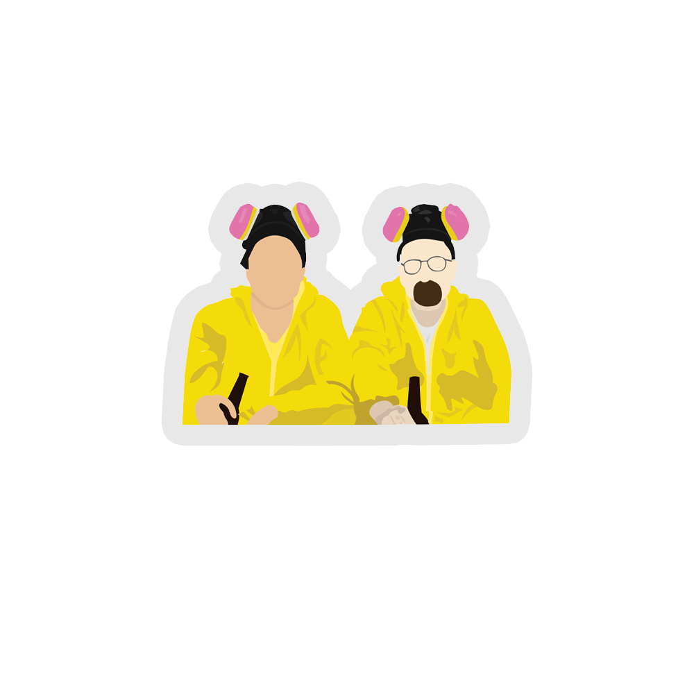 Walter And Jesse - Breaking Bad Sticker