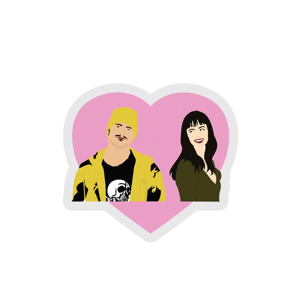 Jesse And Jane - Breaking Bad Sticker