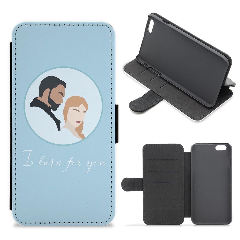 I Burn For You - Bridgerton Flip / Wallet Phone Case