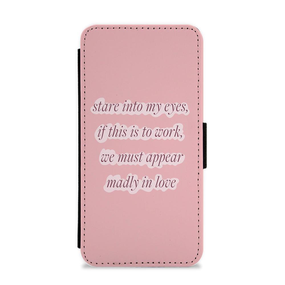 Stare Into My Eyes - Bridgerton Flip / Wallet Phone Case