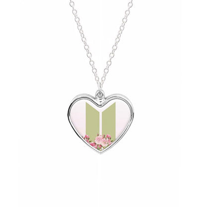 Pink Ombre K-Pop Band Logo Necklace