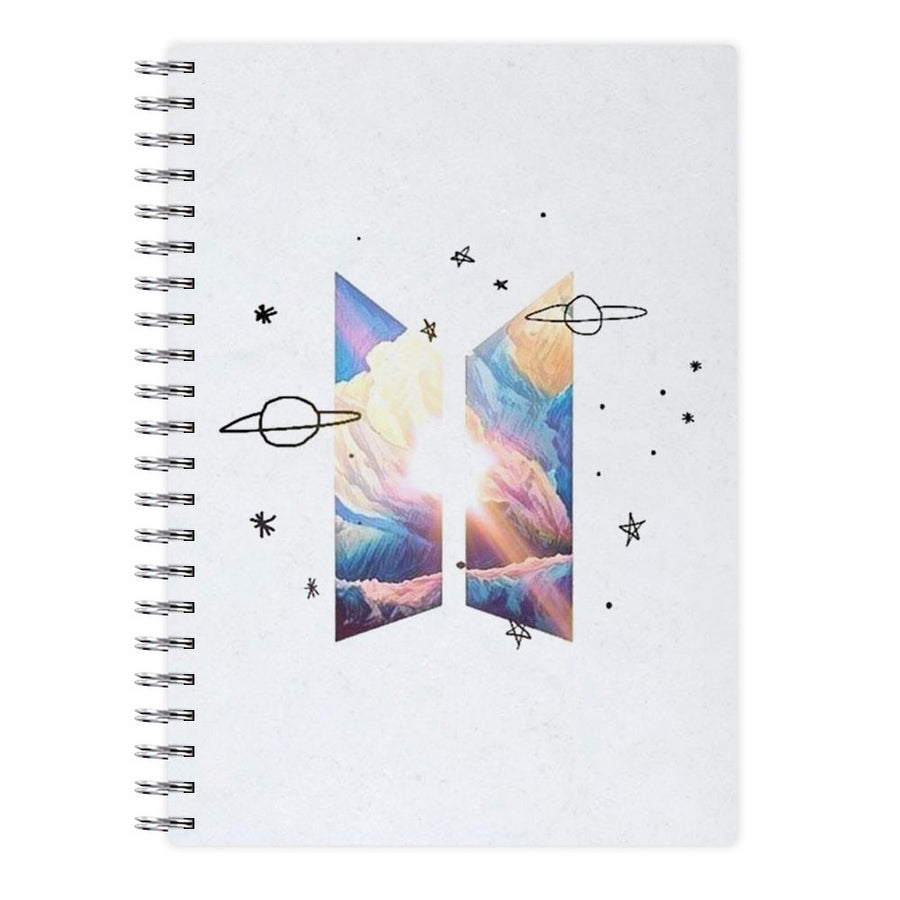 Space BTS Logo Notebook - Fun Cases
