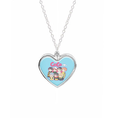 Go Go K-Pop Band Cartoon Necklace