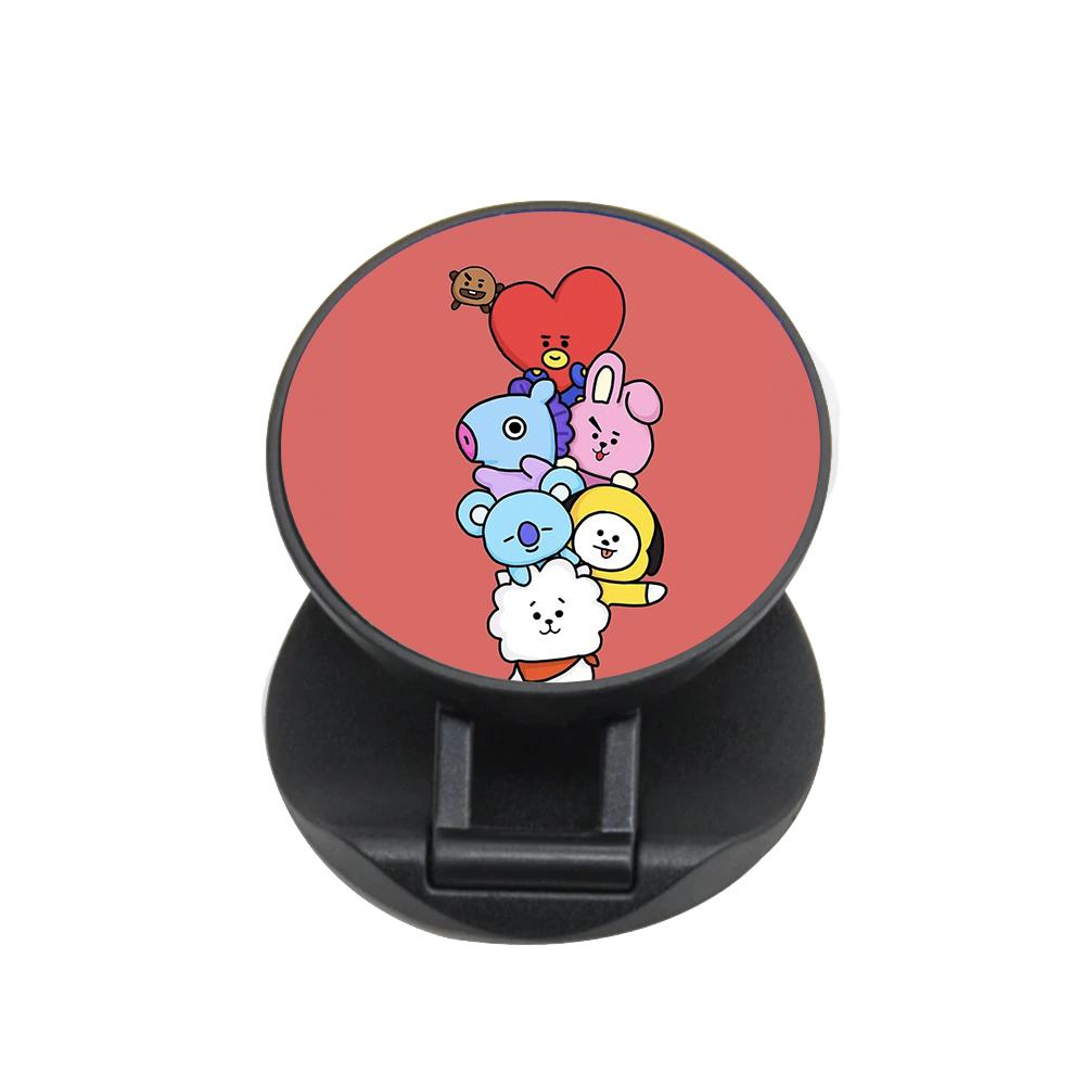 Red BT21 - RJ, Mang, Koya, Chimmy, Cooky, Shooky, Tata - BTS FunGrip