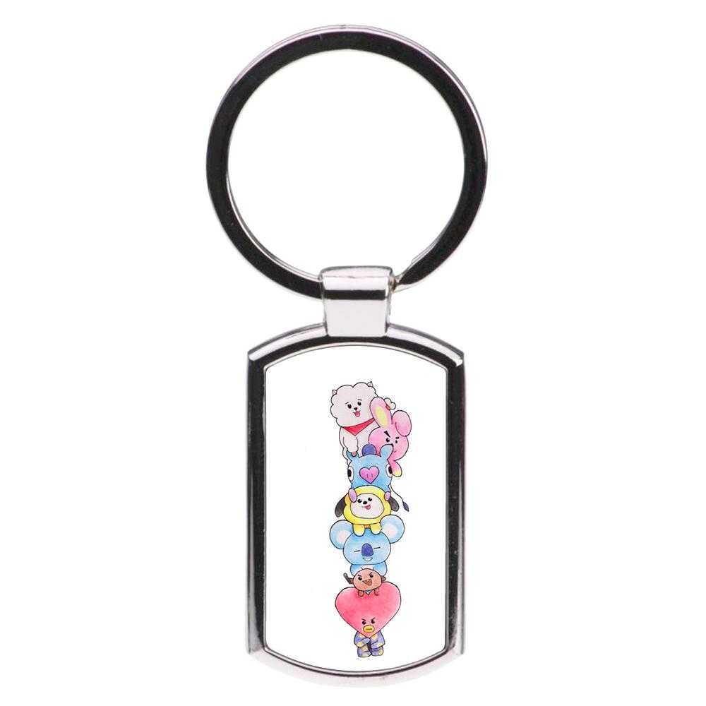 BTS BT21 Drawing Luxury Keyring