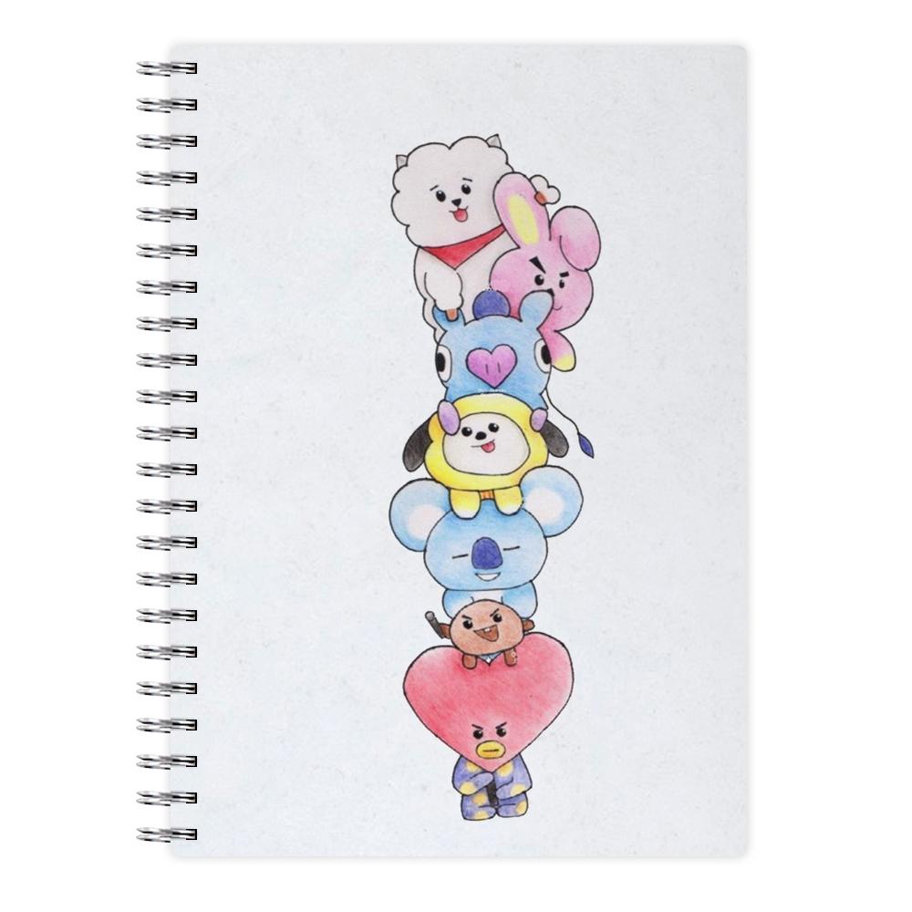 BTS BT21 Drawing Notebook