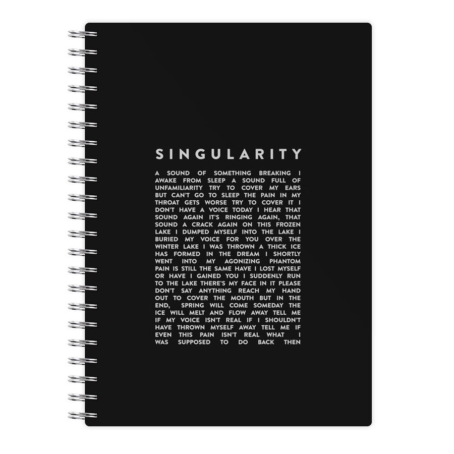 Singularity Lyrics - BTS Notebook