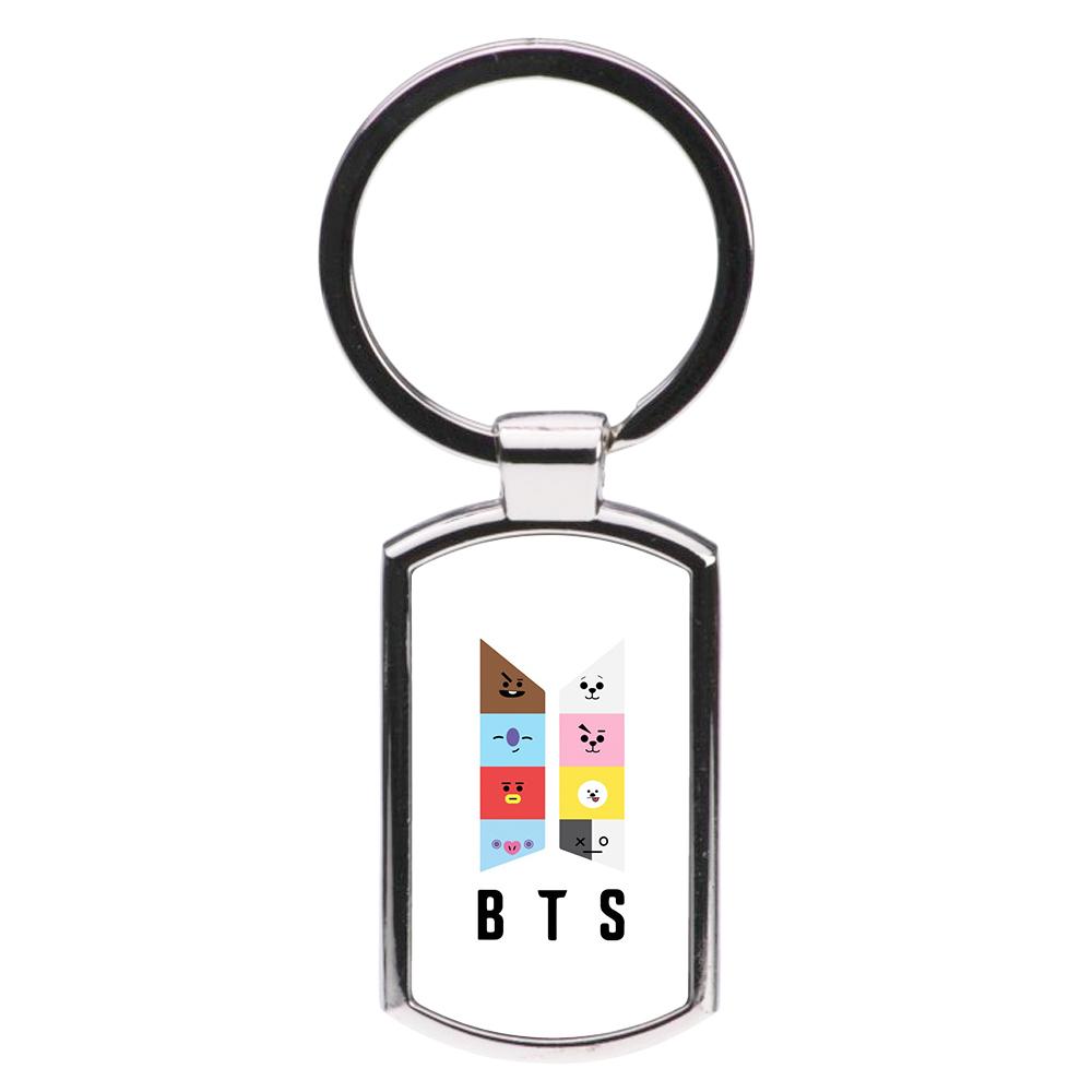 BT21 BTS Logo Luxury Keyring