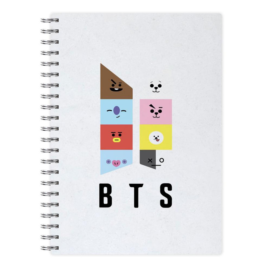 BT21 BTS Logo Notebook